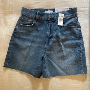 Loft High Waist Denim Shorts